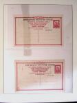 POSTAL STATIONERY Collection from Large Hermes Head