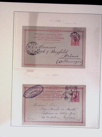 POSTAL STATIONERY Collection from Large Hermes Head