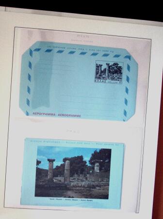 POSTAL STATIONERY Collection from Large Hermes Head