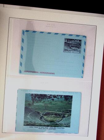 POSTAL STATIONERY Collection from Large Hermes Head