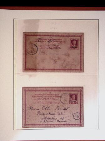 POSTAL STATIONERY Collection from Large Hermes Head