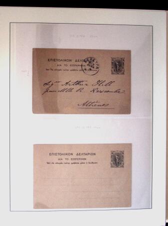 POSTAL STATIONERY Collection from Large Hermes Head