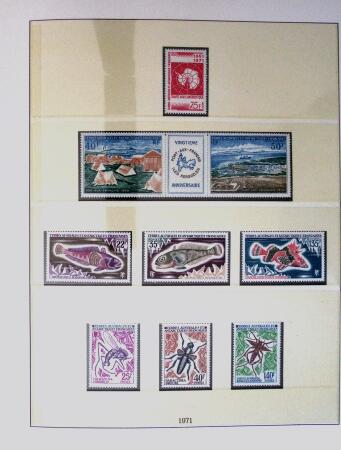 1948-2020 Collection de timbres neufs des TAAF en 3