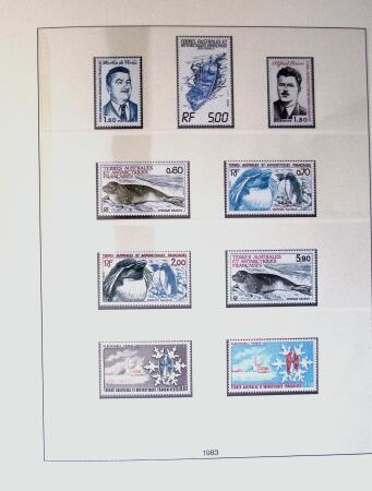 1948-2020 Collection de timbres neufs des TAAF en 3