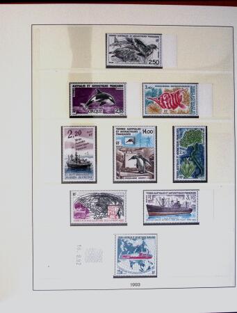 1948-2020 Collection de timbres neufs des TAAF en 3