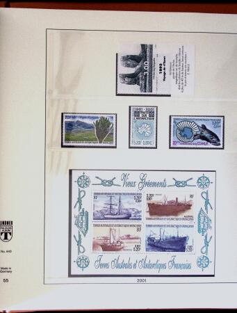 1948-2020 Collection de timbres neufs des TAAF en 3