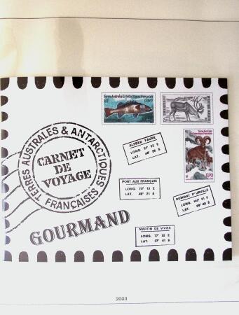 1948-2020 Collection de timbres neufs des TAAF en 3