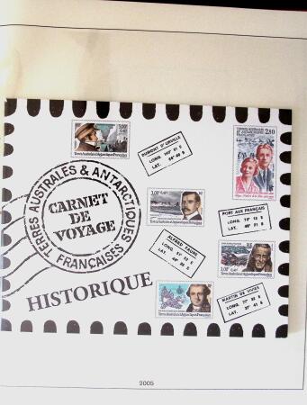 1948-2020 Collection de timbres neufs des TAAF en 3