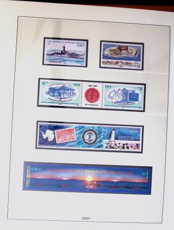 1948-2020 Collection de timbres neufs des TAAF en 3