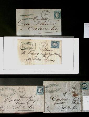 1726-1890 Collection de marques postales et cachets
