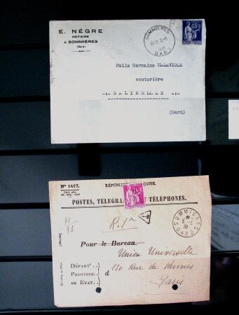 1726-1890 Collection de marques postales et cachets