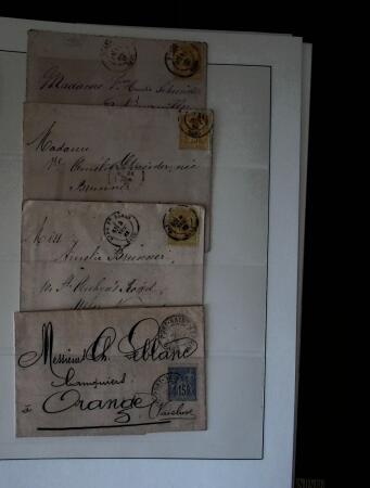 1726-1890 Collection de marques postales et cachets