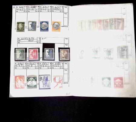 1919-45 Two approval booklets with never hinged material