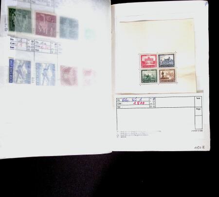 1919-45 Two approval booklets with never hinged material