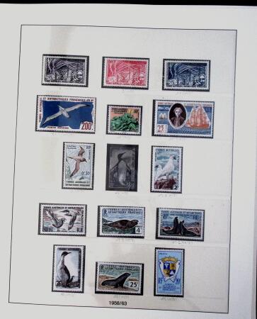 1958-94, Collection des TAAF, avec très peu de manques,