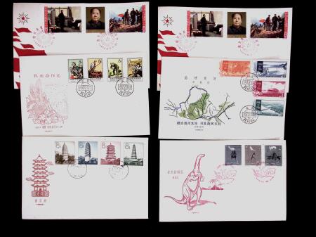 1958-1965 Group of +150 First Day covers with popular