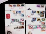 1958-1965 Group of +150 First Day covers with popular