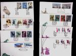 1958-1965 Group of +150 First Day covers with popular