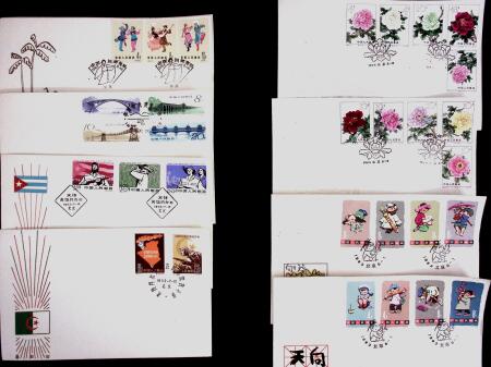 1958-1965 Group of +150 First Day covers with popular