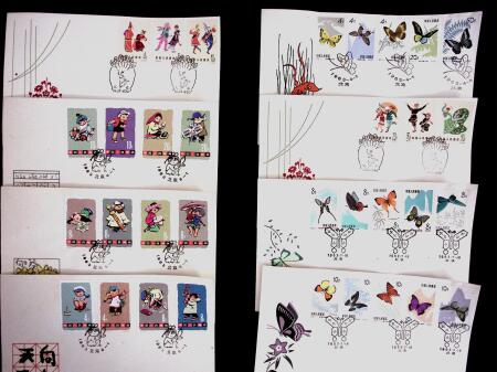 1958-1965 Group of +150 First Day covers with popular