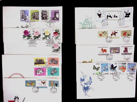 1958-1965 Group of +150 First Day covers with popular