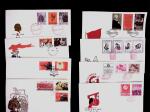 1958-1965 Group of +150 First Day covers with popular