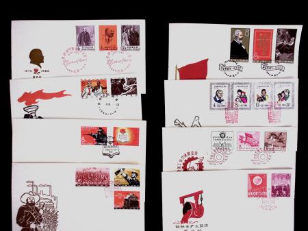 1958-1965 Group of +150 First Day covers with popular