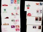 1958-1965 Group of +150 First Day covers with popular