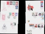 1958-1965 Group of +150 First Day covers with popular