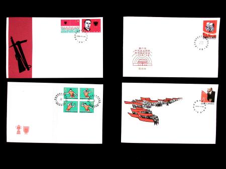 1958-1965 Group of +150 First Day covers with popular