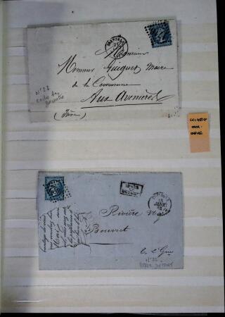 1855-1930, Environ 80 lettres et documents en deux