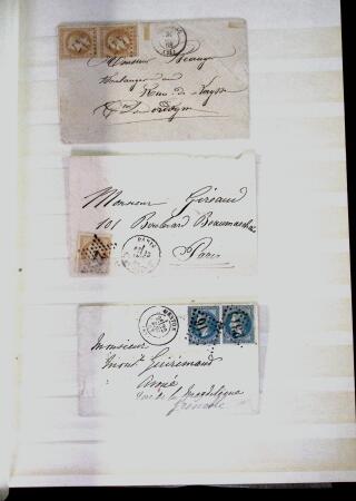 1855-1930, Environ 80 lettres et documents en deux
