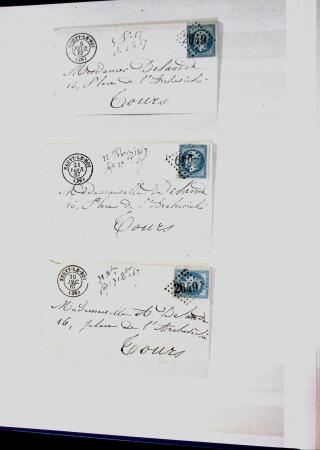1855-1930, Environ 80 lettres et documents en deux