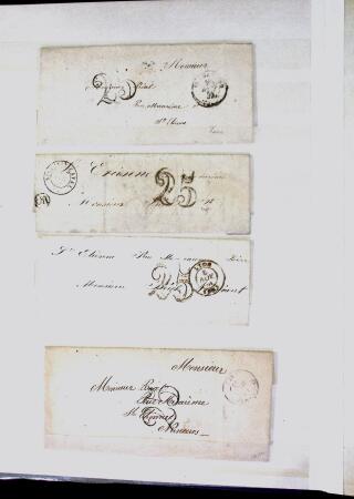 1855-1930, Environ 80 lettres et documents en deux