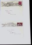 1855-1930, Environ 80 lettres et documents en deux