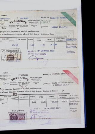 1855-1930, Environ 80 lettres et documents en deux