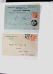 1855-1930, Environ 80 lettres et documents en deux