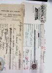 1855-1930, Environ 80 lettres et documents en deux