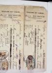 1855-1930, Environ 80 lettres et documents en deux