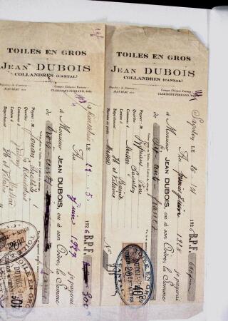 1855-1930, Environ 80 lettres et documents en deux