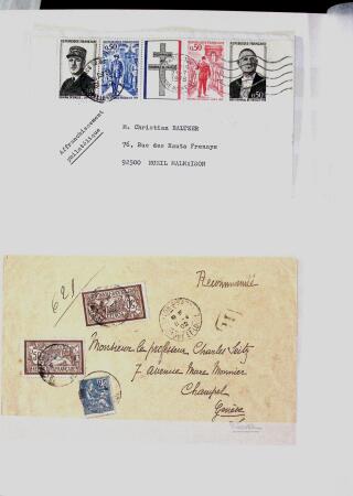 1855-1930, Environ 80 lettres et documents en deux