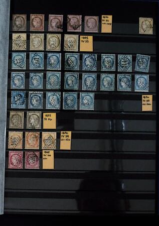 1849-1900, Ensemble de timbres neufs et oblitérés