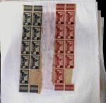 1933-45 Ensemble de 54 planches montrant différentes