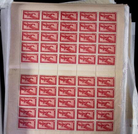 1933-45 Ensemble de 54 planches montrant différentes