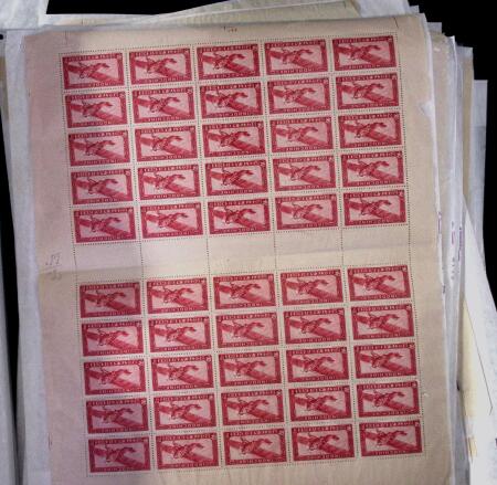 1933-45 Ensemble de 54 planches montrant différentes