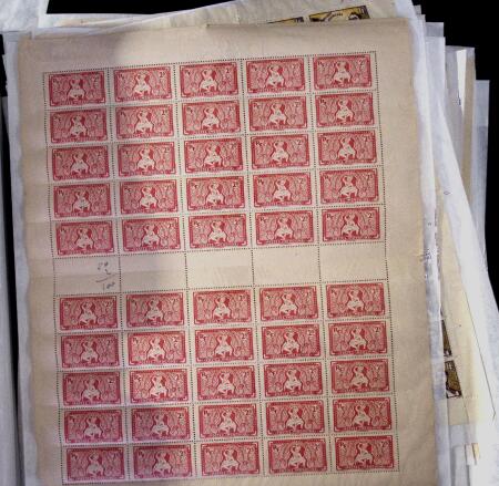 1933-45 Ensemble de 54 planches montrant différentes