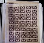 1933-45 Ensemble de 54 planches montrant différentes