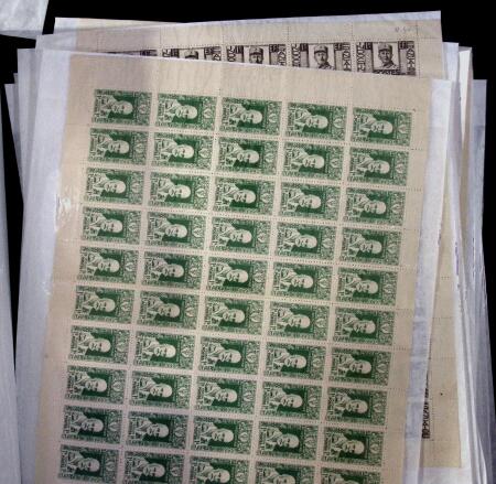 1933-45 Ensemble de 54 planches montrant différentes