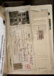 FISCAUX Album avec papiers timbres dont non utilisés,