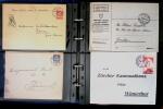 1863- 1980 2 classeurs de lettres de Suisse dont quelques